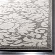 Pemberly Row Polypropylene Dark Grey Indoor Outdoor Rug - 3' x 5'