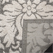Pemberly Row Polypropylene Dark Grey Indoor Outdoor Rug - 6' x 9'