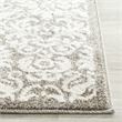 Pemberly Row Polypropylene Dark Grey Indoor Outdoor Rug - Runner 2'3