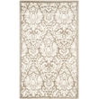 Pemberly Row Polypropylene Wheat Indoor Outdoor Rug - 3' x 5'