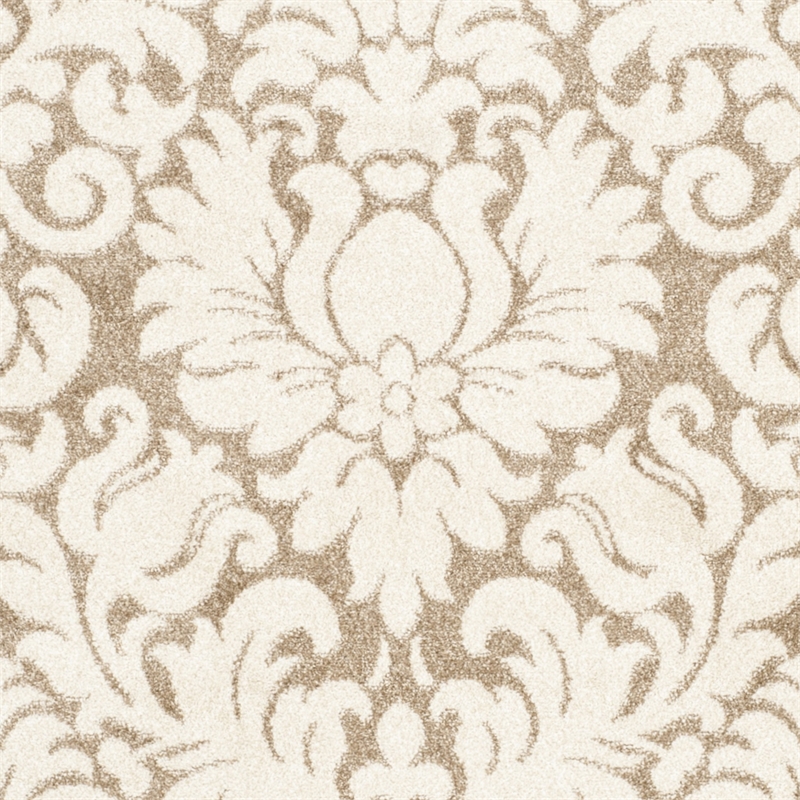 Pemberly Row Polypropylene Wheat Indoor Outdoor Rug - 4' x 6'