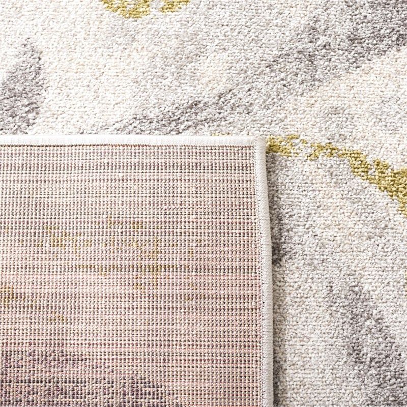 Pemberly Row Polypropylene Ivory Indoor Outdoor Rug - 2'6