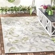 Pemberly Row Polypropylene Ivory Indoor Outdoor Rug - 4' x 6'