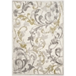 Pemberly Row Polypropylene Ivory Indoor Outdoor Rug - 5' x 8'