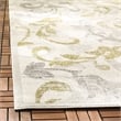 Pemberly Row Polypropylene Ivory Indoor Outdoor Rug - 8' x 10'
