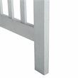 Pemberly Row Wood 4 Pc Outdoor Set in Gray / Beige/ Navy / White