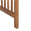 Pemberly Row Transitional Wood 4Pc Outdoor Set in Natural / Aqua