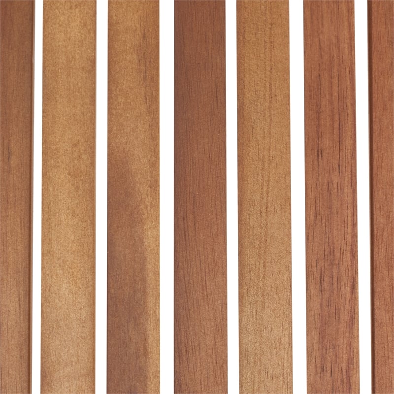 Pemberly Row Transitional Wood 4Pc Outdoor Set in Natural / Black