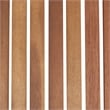 Pemberly Row Transitional Wood 4Pc Outdoor Set in Natural / Black