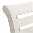 Pemberly Row Coastal Eucalyptus Wood Rocking Chair in White Finish