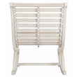 Pemberly Row Coastal Eucalyptus Wood Rocking Chair in White Finish