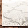 Pemberly Row Polypropylene 8' x 10' Rug in Ivory and Light Gray