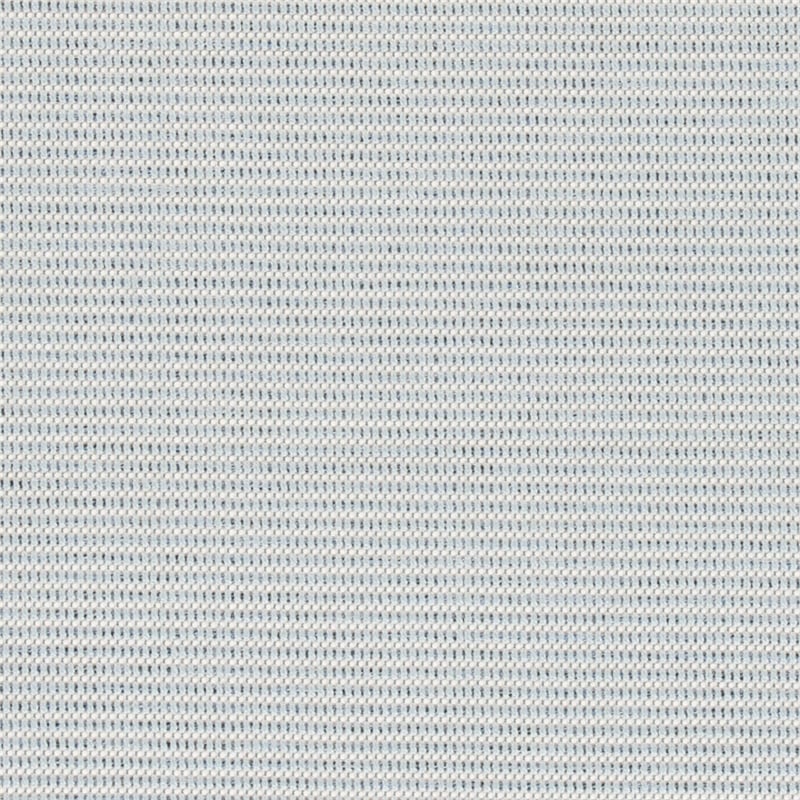 Pemberly Row Polypropylene 4' x 6' Rug in Light Blue and Ivory