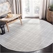 Pemberly Row Contemporary Polypropylene 9' x 12' Rug in Gray