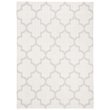 Pemberly Row Polypropylene 9' x 12' Rug in Ivory and Light Gray