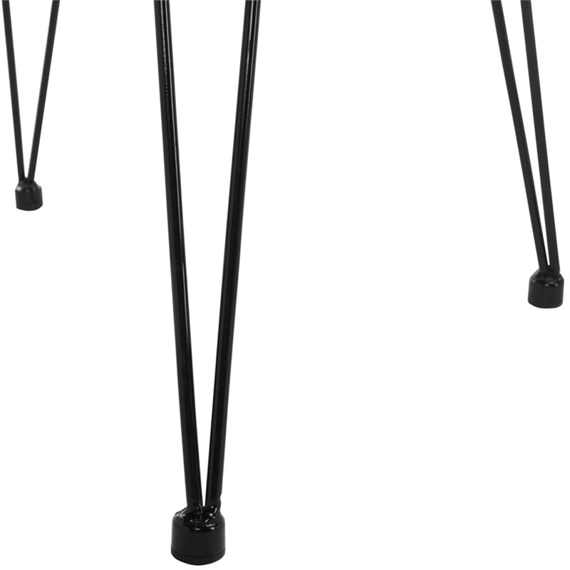 Pemberly Row 3 Piece Rattan Conversation Set in Brown and Navy