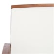 Pemberly Row Transitional Wood 4 Piece Outdoor Set in Natural / Beige