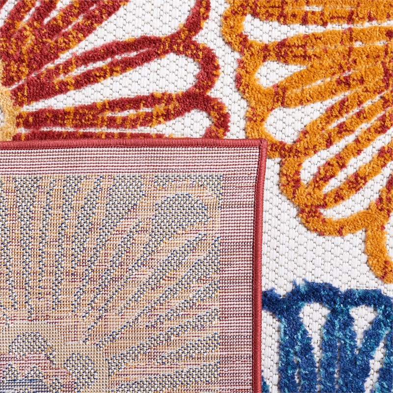 Pemberly Row Contemporary Polypropylene 5'3