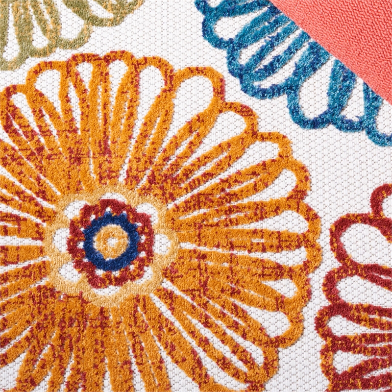 Pemberly Row Contemporary Polypropylene 5'3