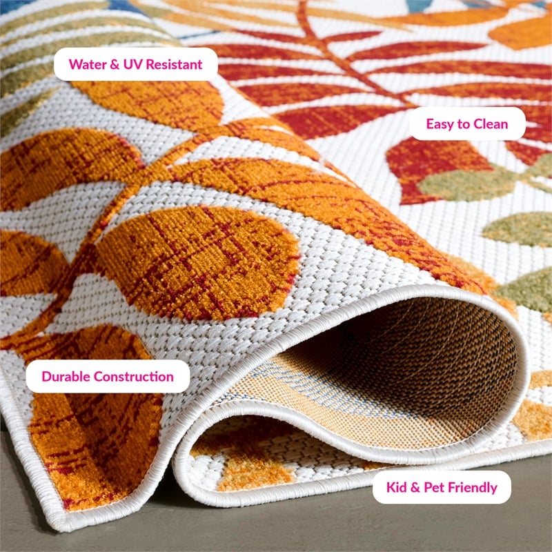 Pemberly Row Contemporary Polypropylene 5'3