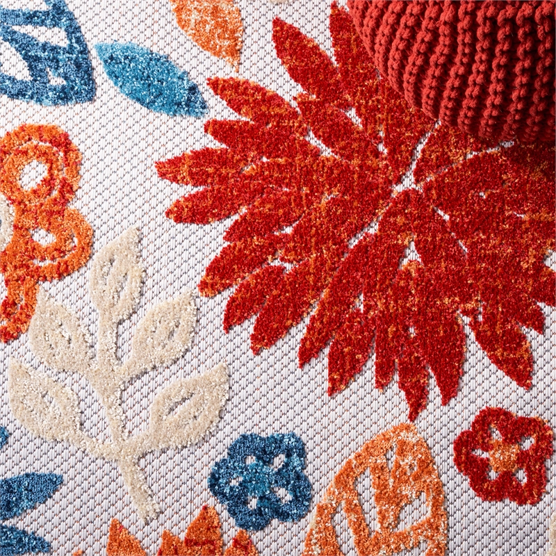 Pemberly Row Contemporary Polypropylene 5'3