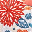 Pemberly Row Contemporary Polypropylene 9' x 12' Rug in Creme and Red