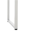 Pemberly Row Aluminum Stackable Patio Chair in Navy and White (Set of 2)