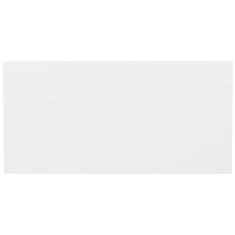 Pemberly Row Contemporary Wood and Iron Desk in White Finish