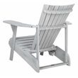 Pemberly Row Farmhouse Wood Adirondack Chair in Ash/Gray Finish