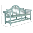 Pemberly Row Bench for Entryway or Patio with Versatile Everyday Style