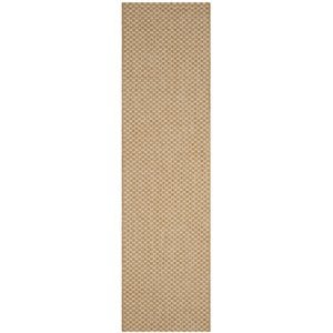 Pemberly Row 2'3&quot x 10' Hallway Runner Rug in Natural and Ivory