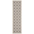 Pemberly Row Contemporary Anthracite Indoor Outdoor Runner Rug 2'3