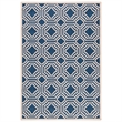 Pemberly Row Navy Indoor Outdoor Rug 6'7