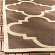 Pemberly Row Dark Brown Indoor Outdoor Square 6'7