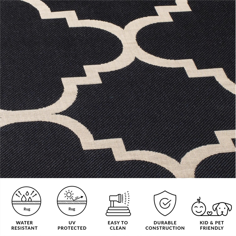 Pemberly Row Terracotta Indoor Outdoor Square 5'3