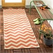 Pemberly Row Terracotta Indoor Outdoor Runner Rug 2'3