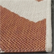 Pemberly Row Terracotta Indoor Outdoor Runner Rug 2'3