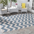 Pemberly Row Blue Indoor Outdoor Area Rug 8'11