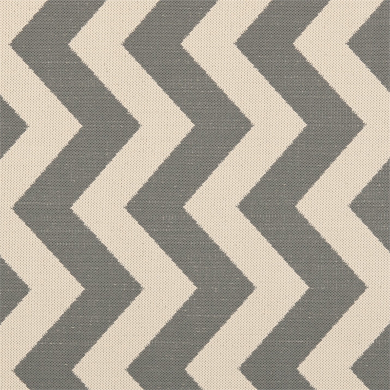 Pemberly Row Grey Indoor Outdoor Runner Rug 2'3