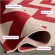 Pemberly Row Red Indoor Outdoor Area Rug 9' x 12' for Any Room