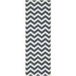 Pemberly Row Navy Indoor Outdoor Runner Rug 2'3