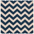 Pemberly Row Navy Indoor Outdoor Square 5'3