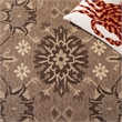 Pemberly Row Indoor Outdoor Runner Rug in Brown - 2'7
