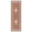 Pemberly Row Indoor Outdoor Runner Rug in Chocolate - 2'3