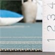 Pemberly Row Contemporary Indoor Outdoor Area Rug in Aqua - 6'7