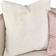Pemberly Row Contemporary Linea Sofa in Metallic/Silver Mist