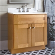 Pemberly Row Vanity Without Top in Modern Birch Fully Assembled