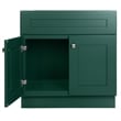 Pemberly Row Wood Vanity Without Top in Hunter Green-Unassembled 30