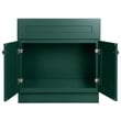 Pemberly Row Wood Vanity Without Top in Hunter Green-Unassembled 30