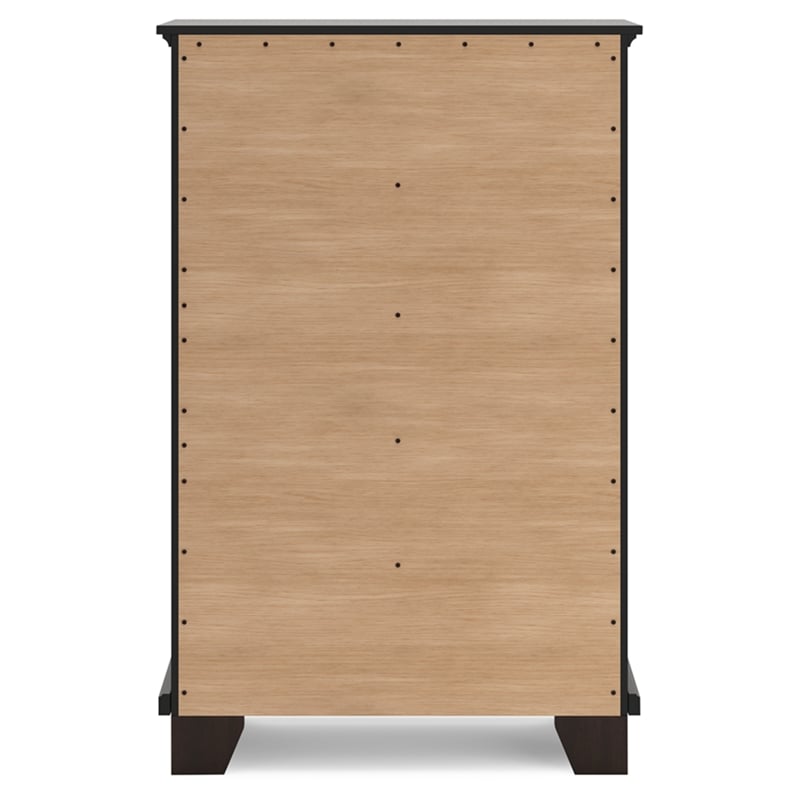 Pemberly Row Wooden Modern / Contemporary Brown Chest of Drawers